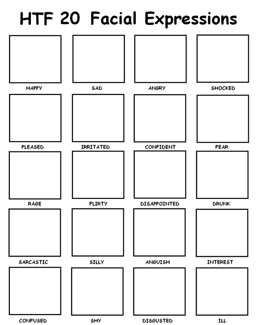 Htf Expression Generator HTF 20 Facial Expressions Meme by reimaniquis on DeviantArt