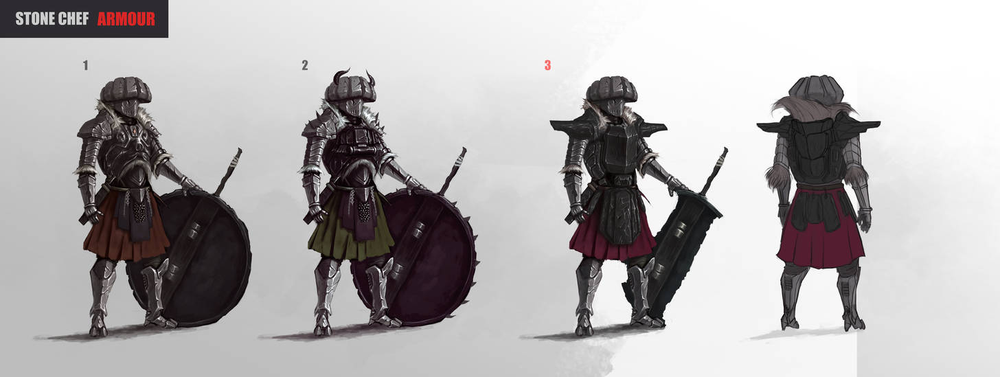 Stone Chef Armour Variations by 5AGE on DeviantArt