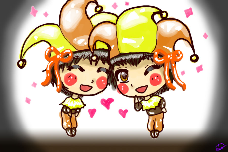 Two Jester Rbbits Jester Twins by Sharlotta22 on DeviantArt