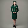 Maisie Williams Wearing A Slytherin Air Hostess Un