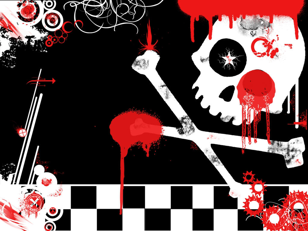 Skully Wallpaper by SaraSapphire on DeviantArt