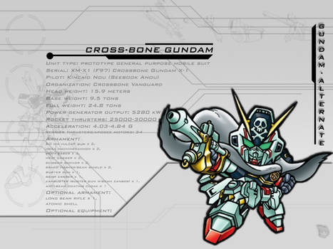 Cross-Bone Gundam for Rhodium