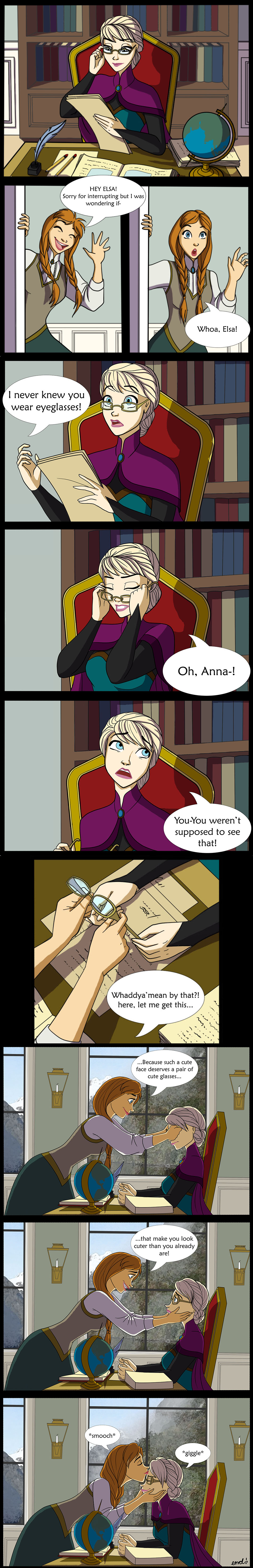 Elsa's Eyeglasses Comic