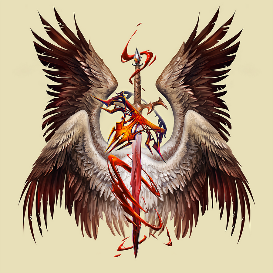 Winged Sword By Alaiaorax On Deviantart