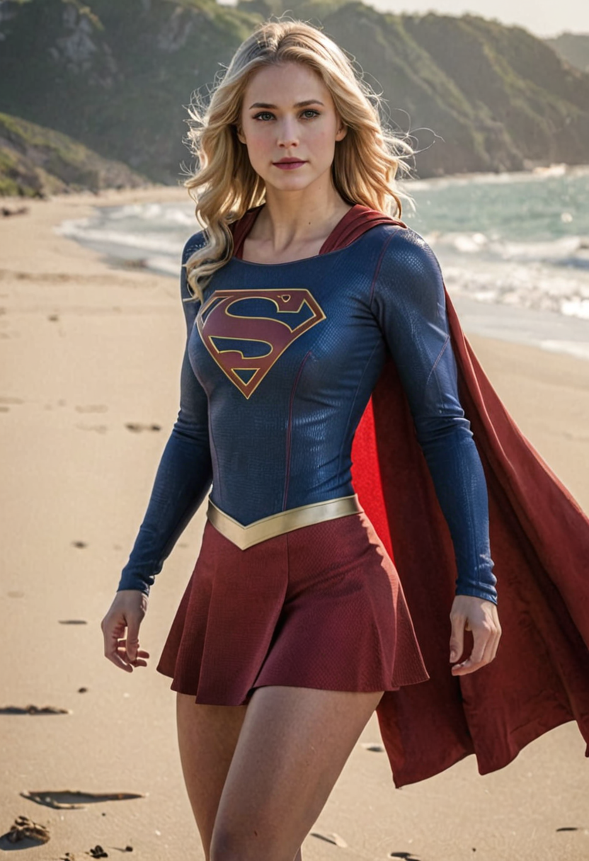Supergirl At The Beach 8 By Kyhcho On DeviantArt supergirl-at-the-beach-8-by-kyhcho-on-deviantart