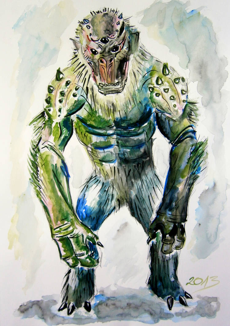 Skyrim - Frost troll by SlithDraconian on DeviantArt