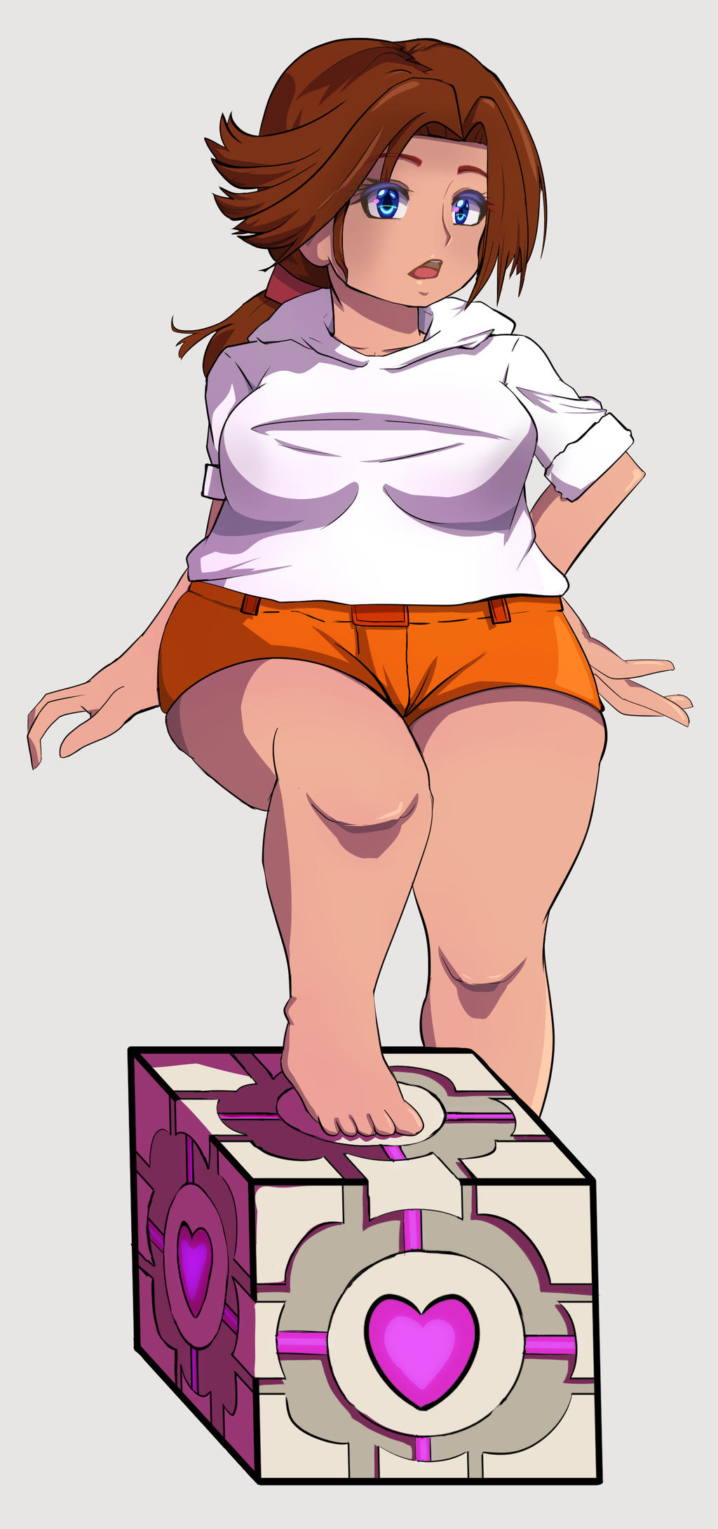 Buff Chell Chell Chubby by Cold-Mittens on DeviantArt