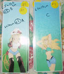 Bookmarks - $4 ea Set 01 by Aisuryuu