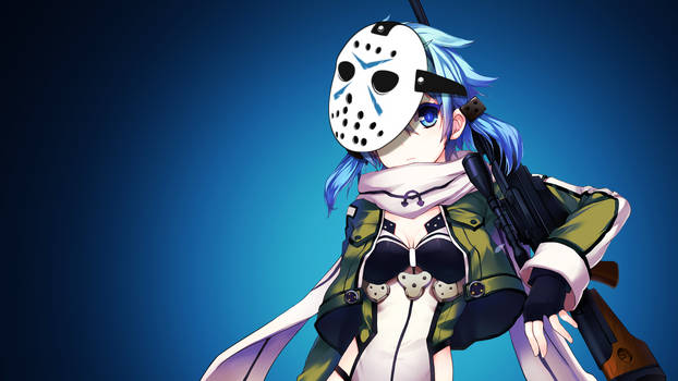 Sinon With Jason Mask EDIT: LINK TO ORIGINAL BELOW