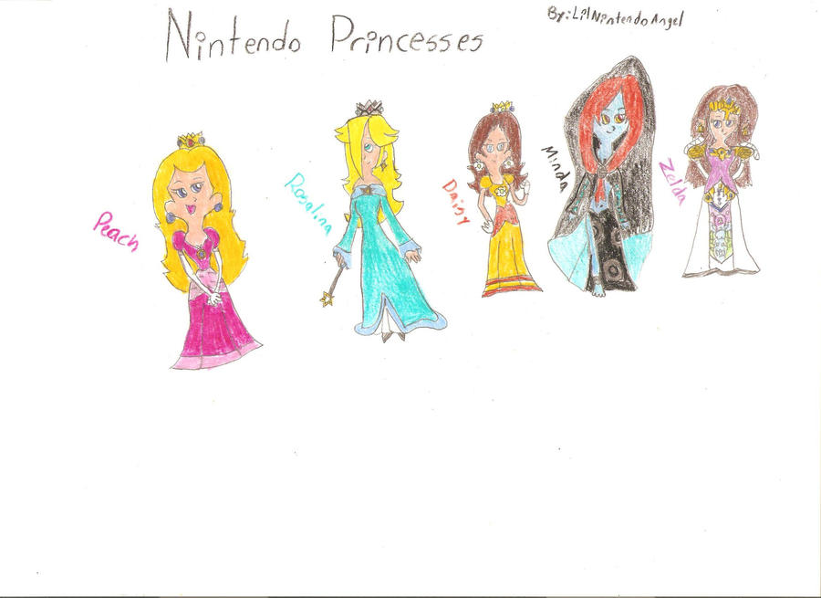 Nintendo Princesses by LilNintendoAngel on DeviantArt