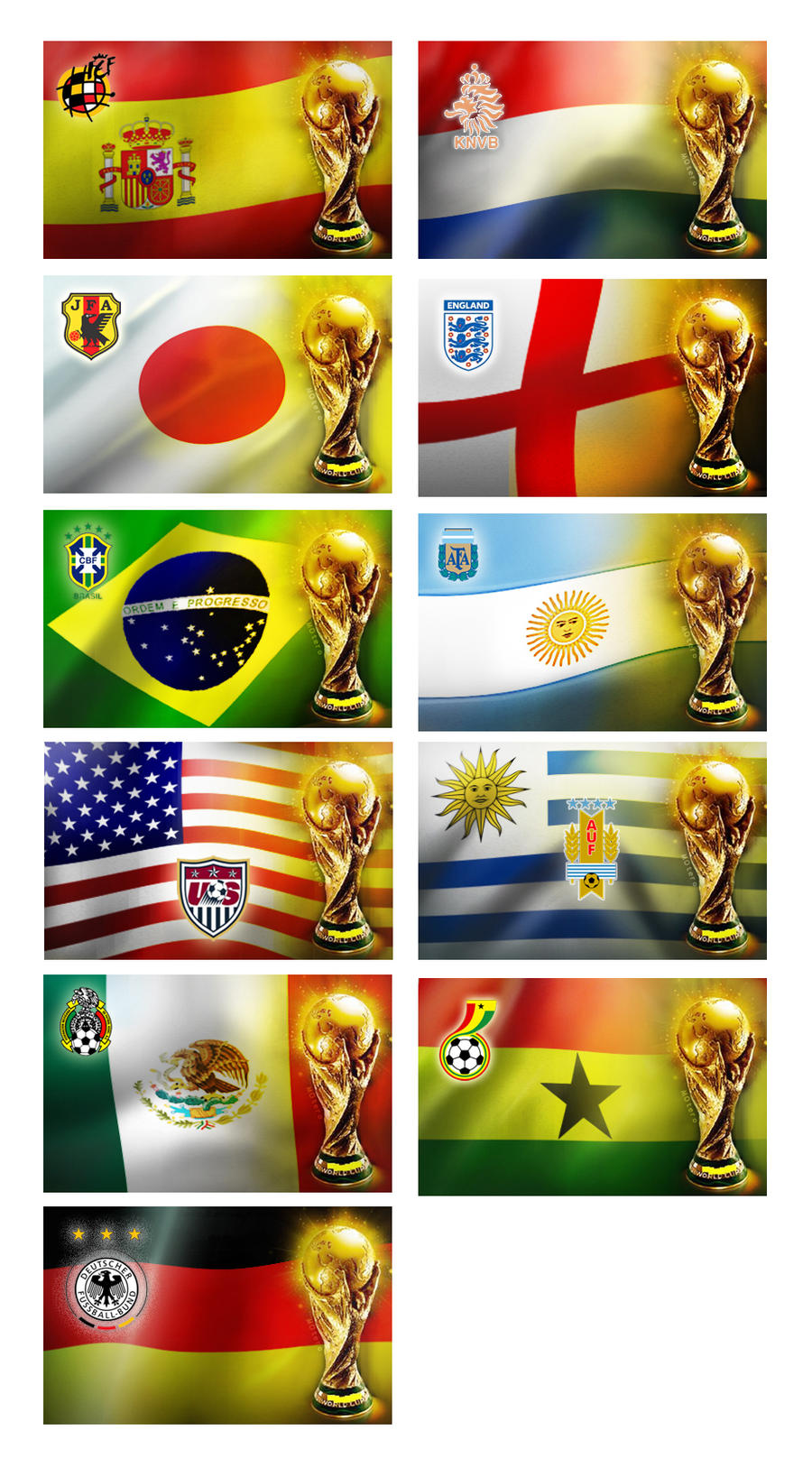 FIFA 2010 Flags