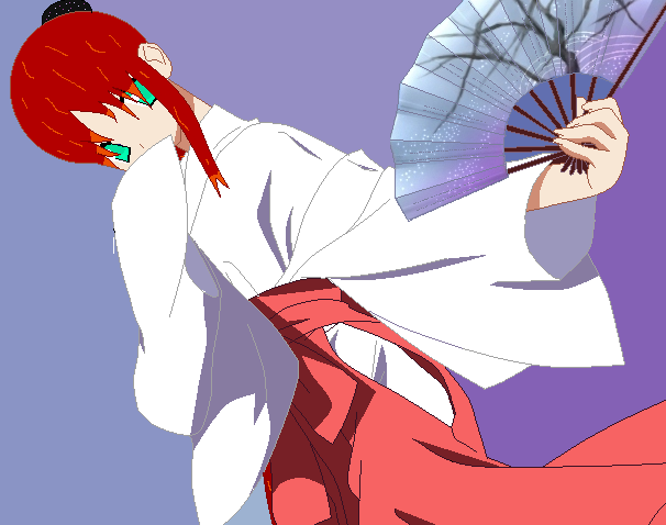 Kimono and Fan