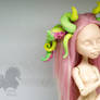 Pink and Green Tentacles for OOAK dolls