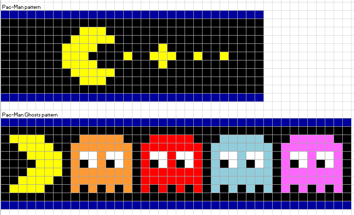 Pacman Patterns by ManlyRainbowFish on DeviantArt