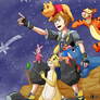 Sora, Pooh and friends