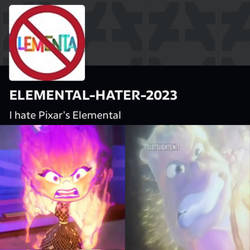 Ember and Wade hates Elemental-Hater-2023!