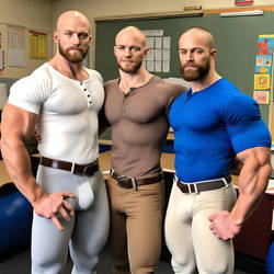 Skinhead Hunk 76 Special Threesome