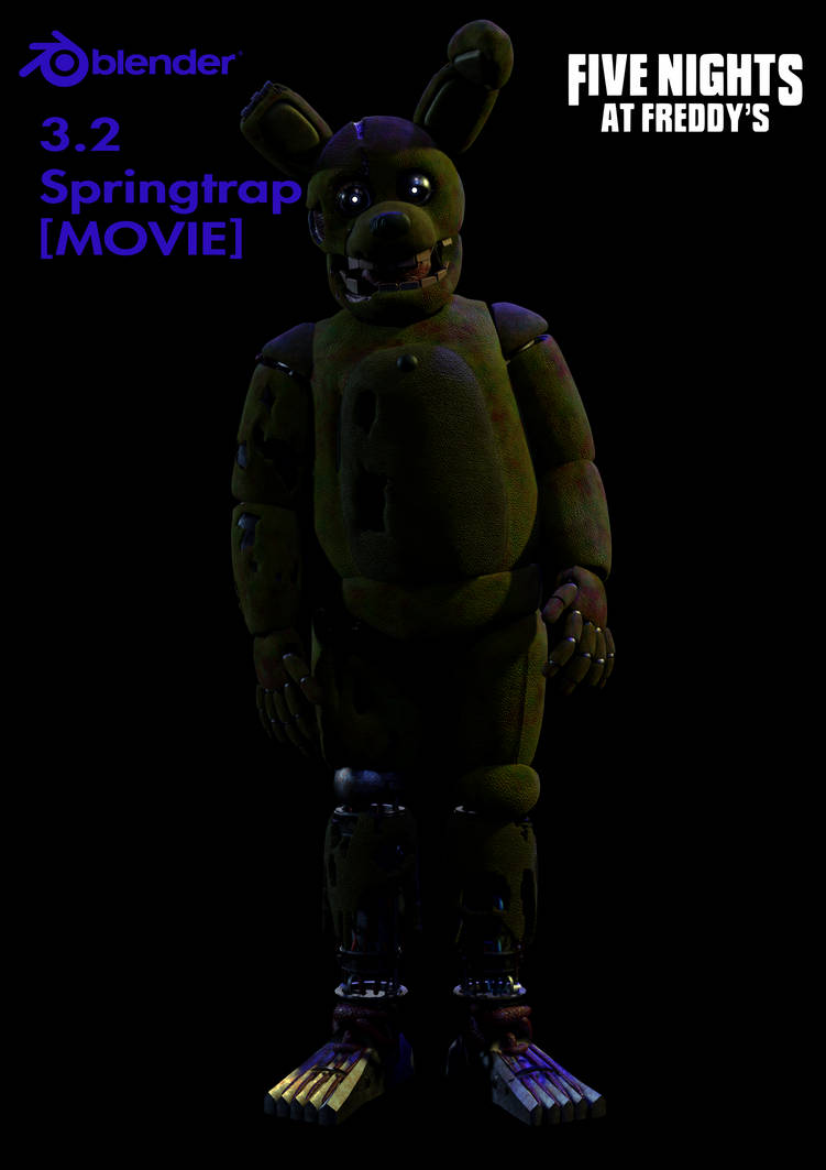 Movie Springtrap Blender3.2 by jaydogg911 on DeviantArt