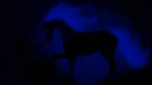 Just a horse inspired by Nightmare Moon from mlp