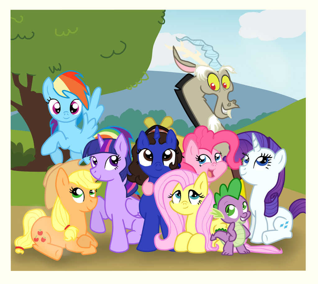 Mlp Vector Group MLP: Group Photo by vcm1824 on DeviantArt