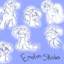 Ponysona Emotions Sketches