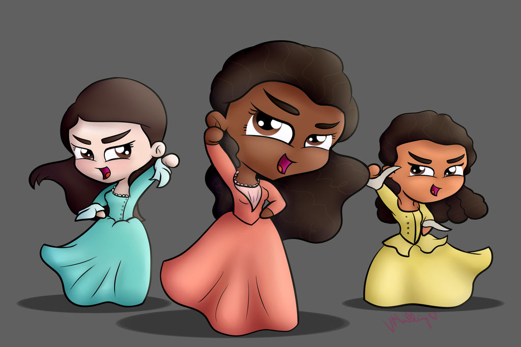 The Chibi Schuyler Sisters