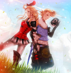 Bravely Default: Edea and Ringabel