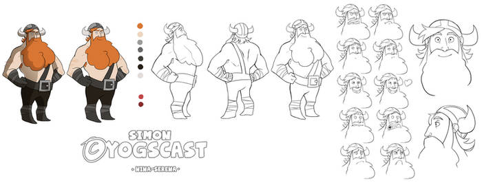 Yogscast Model Sheet : Simon