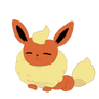 Fluffy flareon