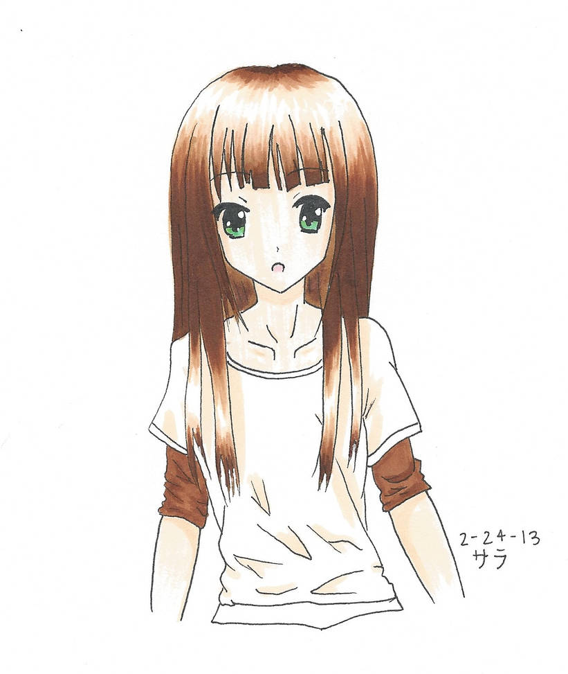 Simple Anime Girl~ by AnimeCat4 on DeviantArt
