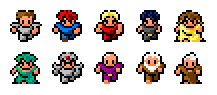 8-bit RPG Characters