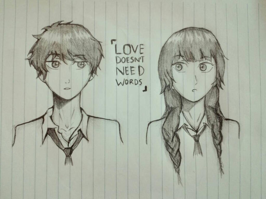 Anime Love sketch bt. ArthaKW by arata-chi on DeviantArt
