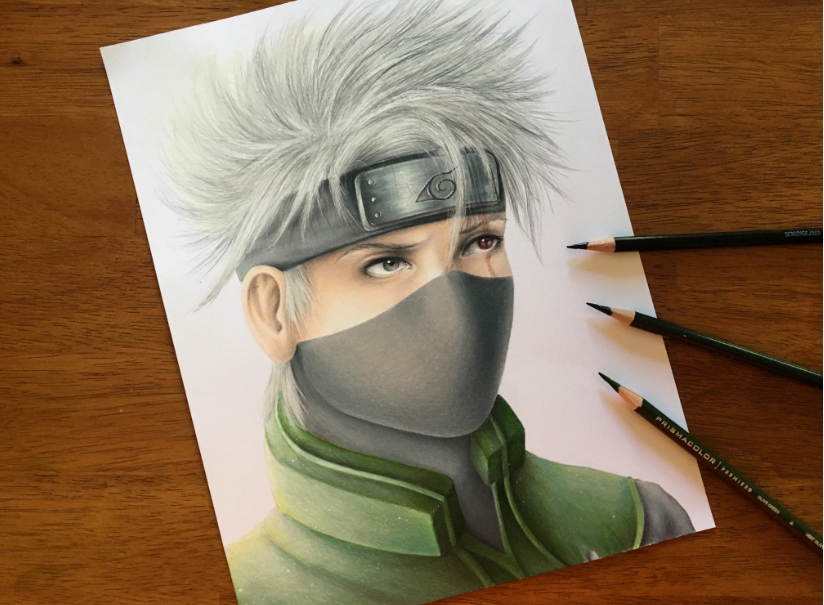 Speed drawing - Kakashi Realistc 