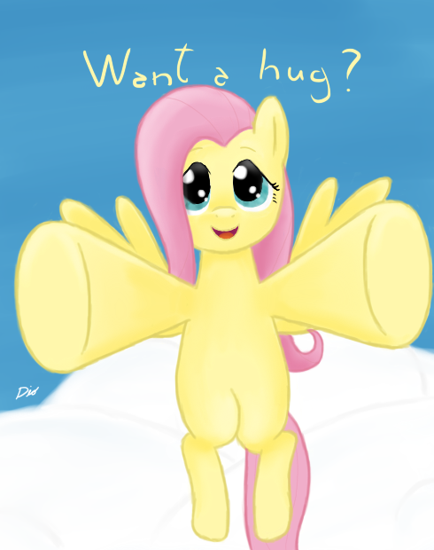 Fluttershy Hug