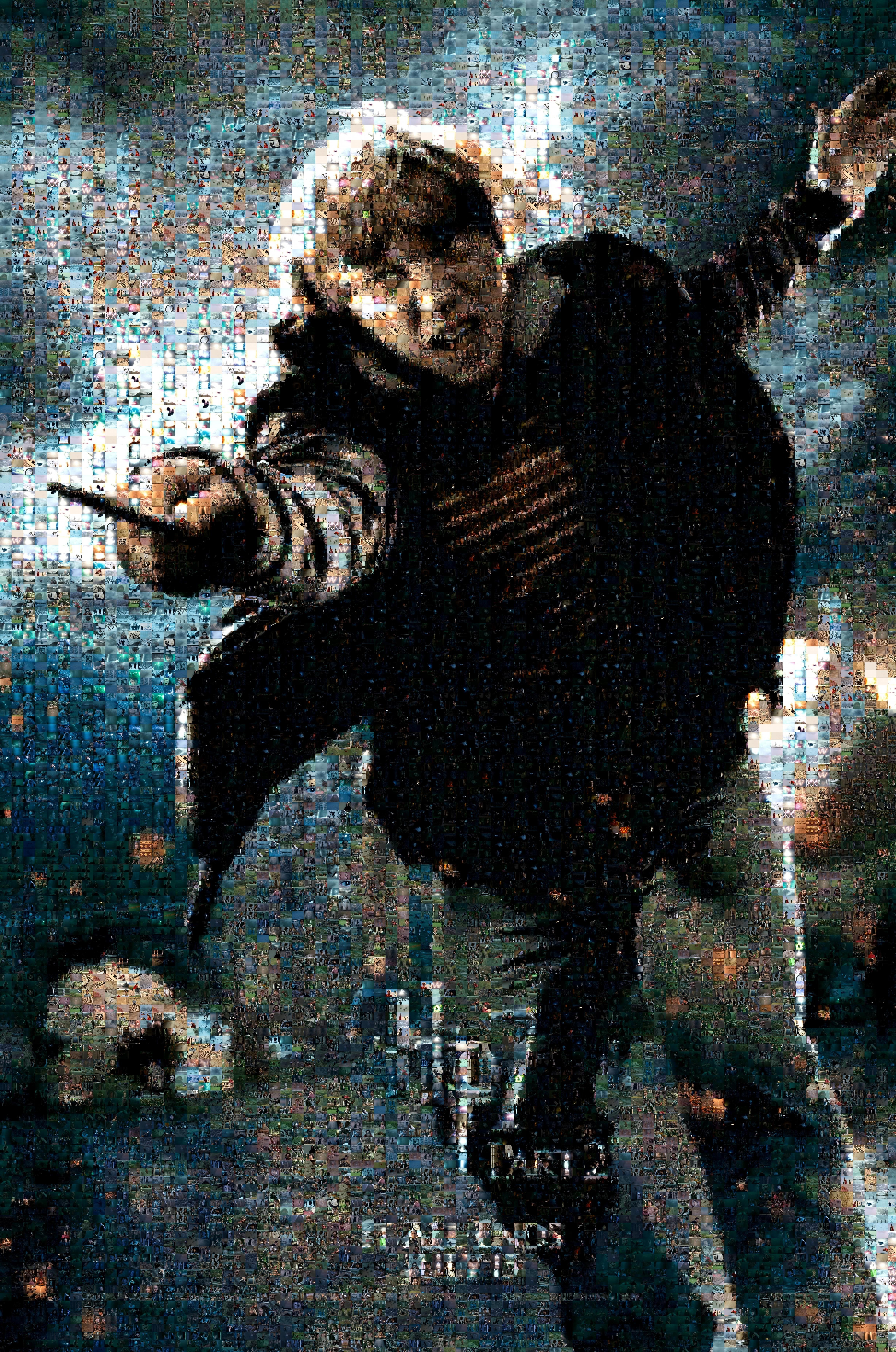 HP7 Ron Movie Poster Mosaic