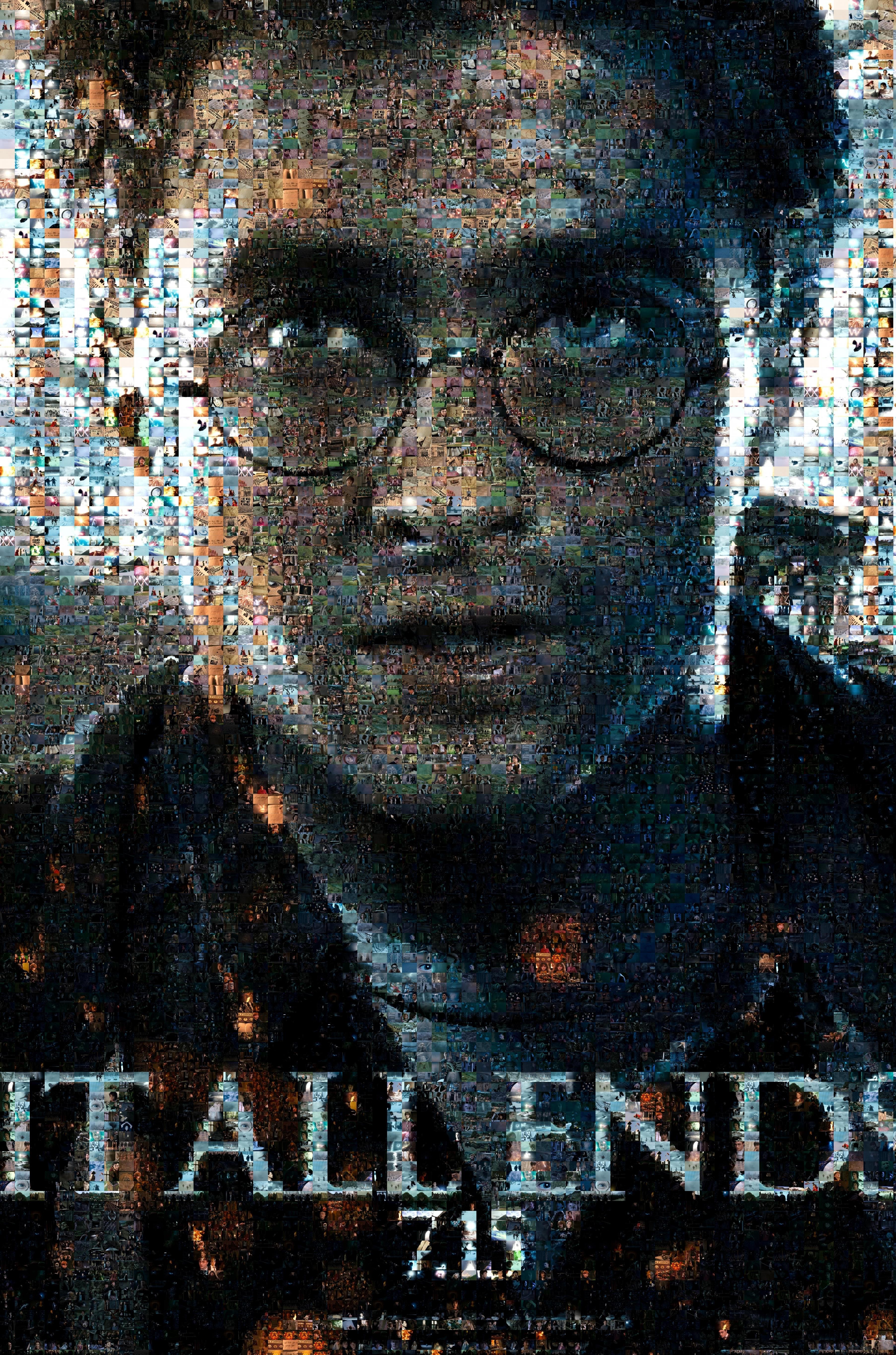 HP7 Harry Potter Poster Mosaic