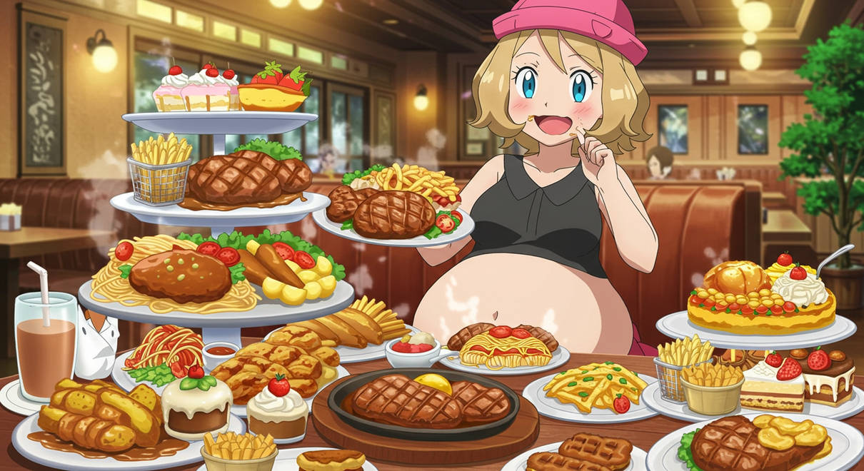 Fat Serena Eating So Much Food By Monkeyguy420 On DeviantArt fat-serena-eating-so-much-food-by-monkeyguy420-on-deviantart