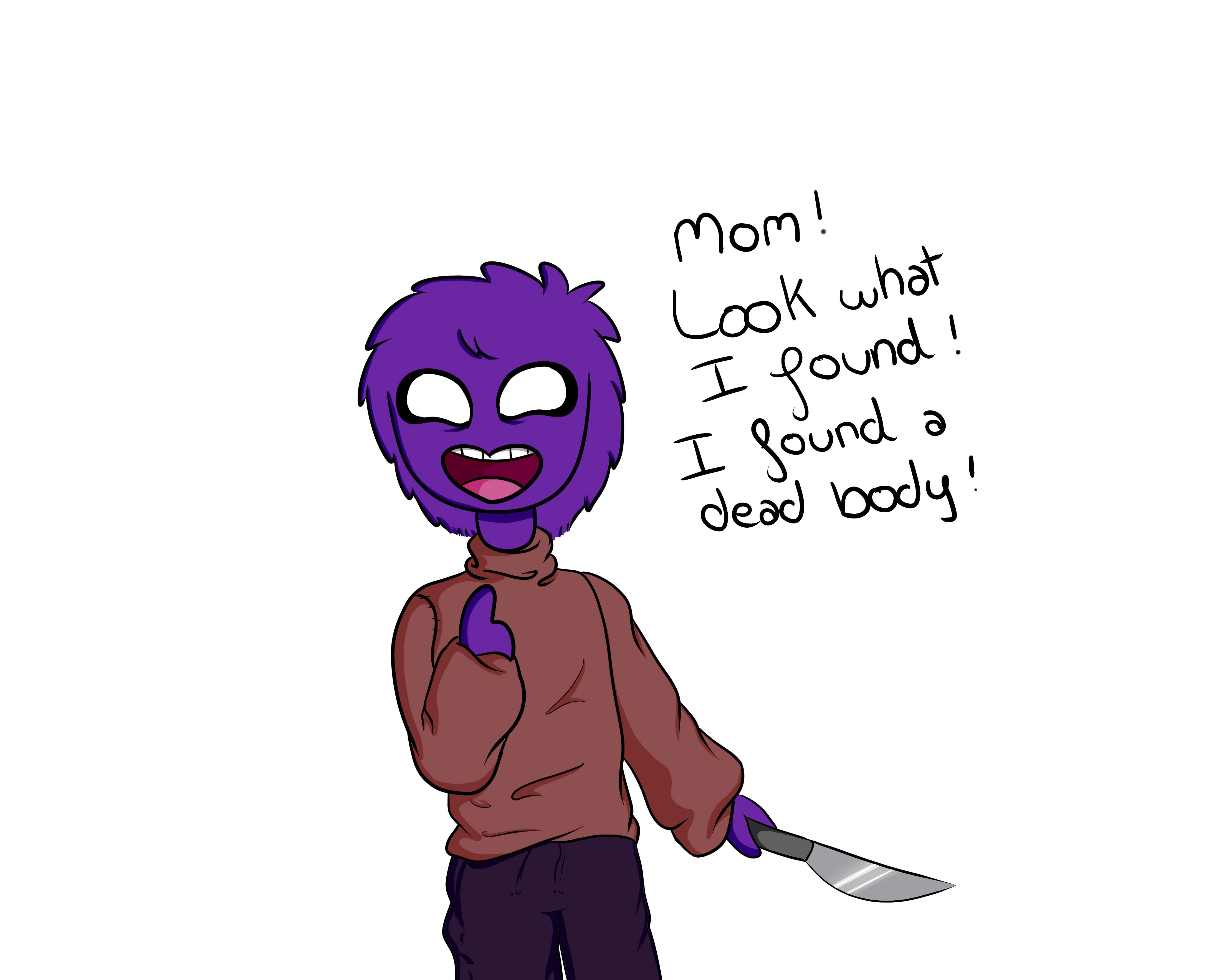 Purple Guy Kid By Missfurr On Deviantart