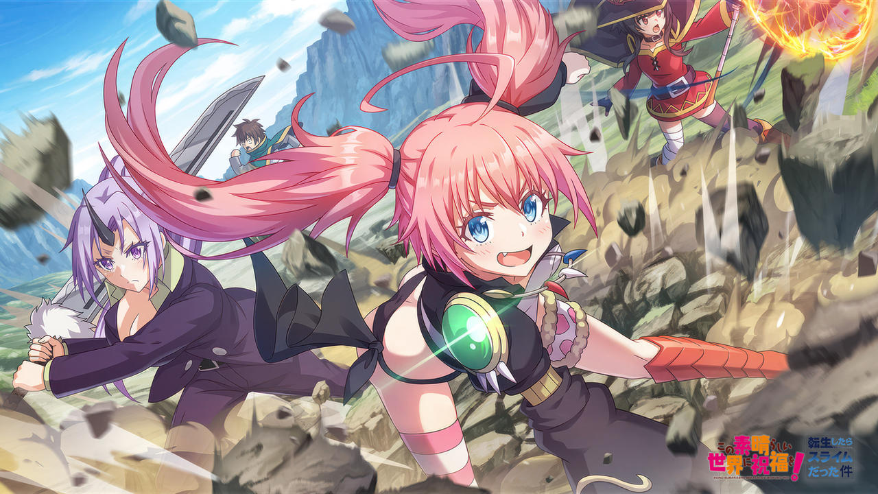 High quality 4K Konosuba Tensura wallpaper by SDUGoten on DeviantArt