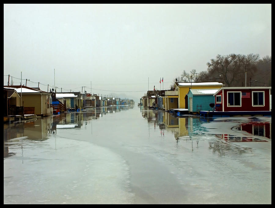 The Icy Village by Latrodectus-Pallidus