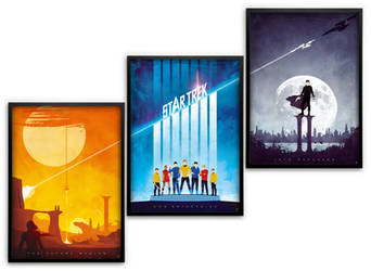 Star Trek Triptych Assembled