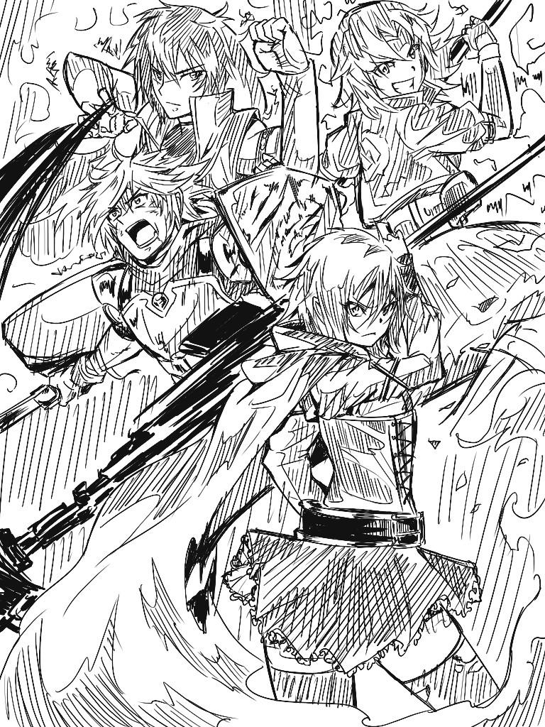 Ultimate Series: Team RNJR by RindouShinichi on DeviantArt