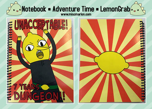 Earl of Lemongrab Notebook