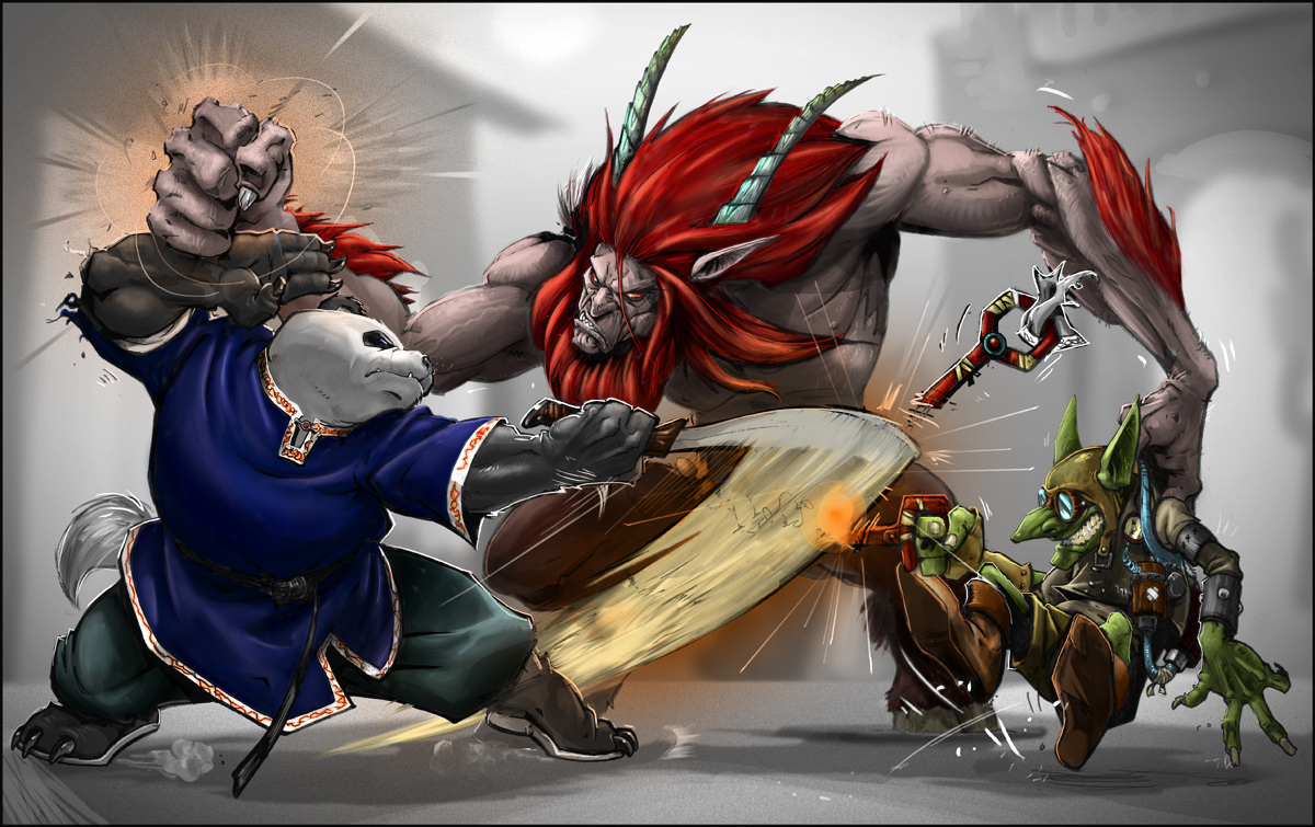 WOW pandaren vs satyr