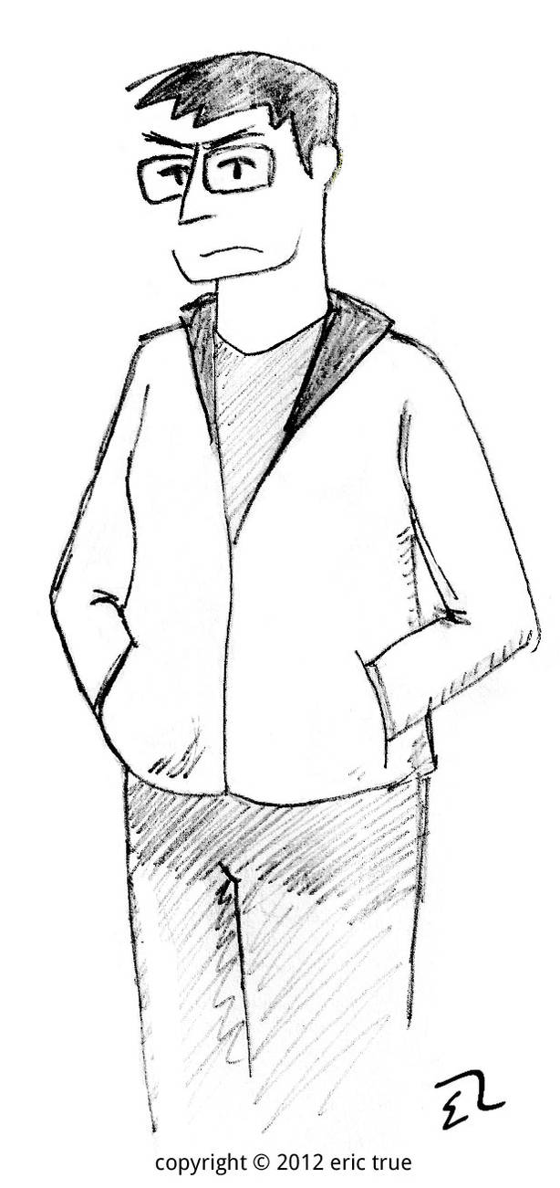 Alex with perma-scowl by spazahedron