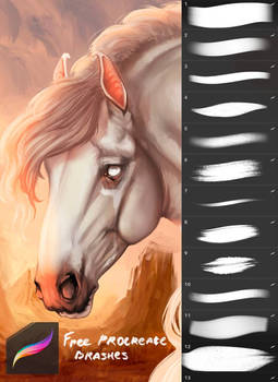Procreate brushes that I use