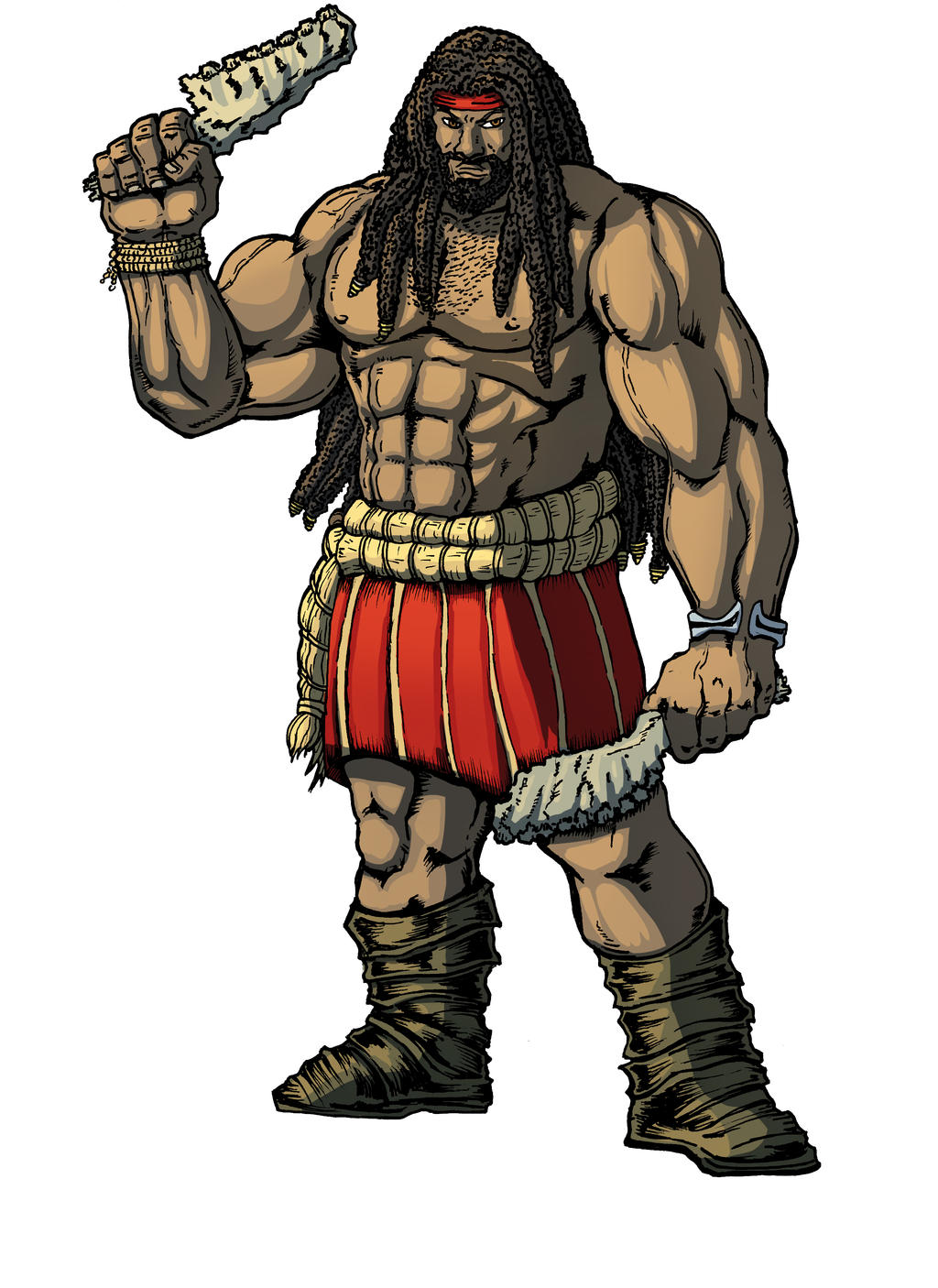 Samson COLOURED by Wyzewun on DeviantArt