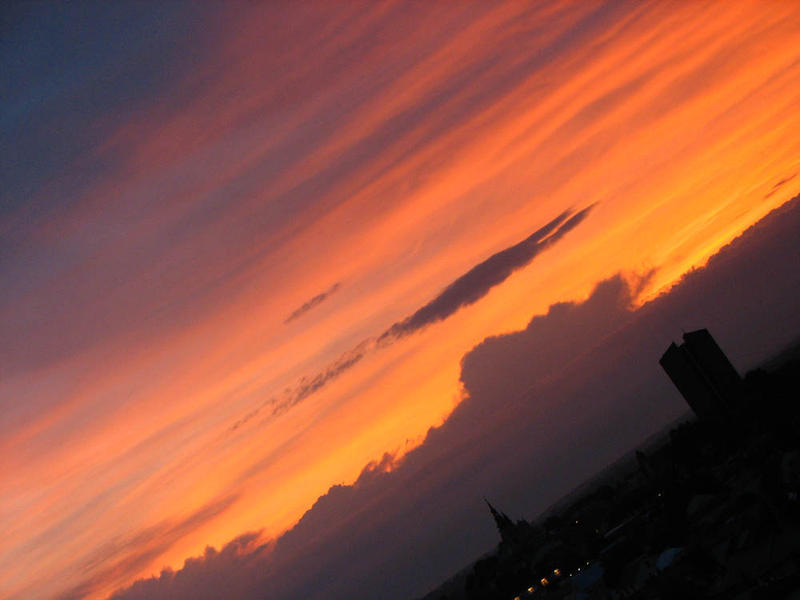 orange sunset II