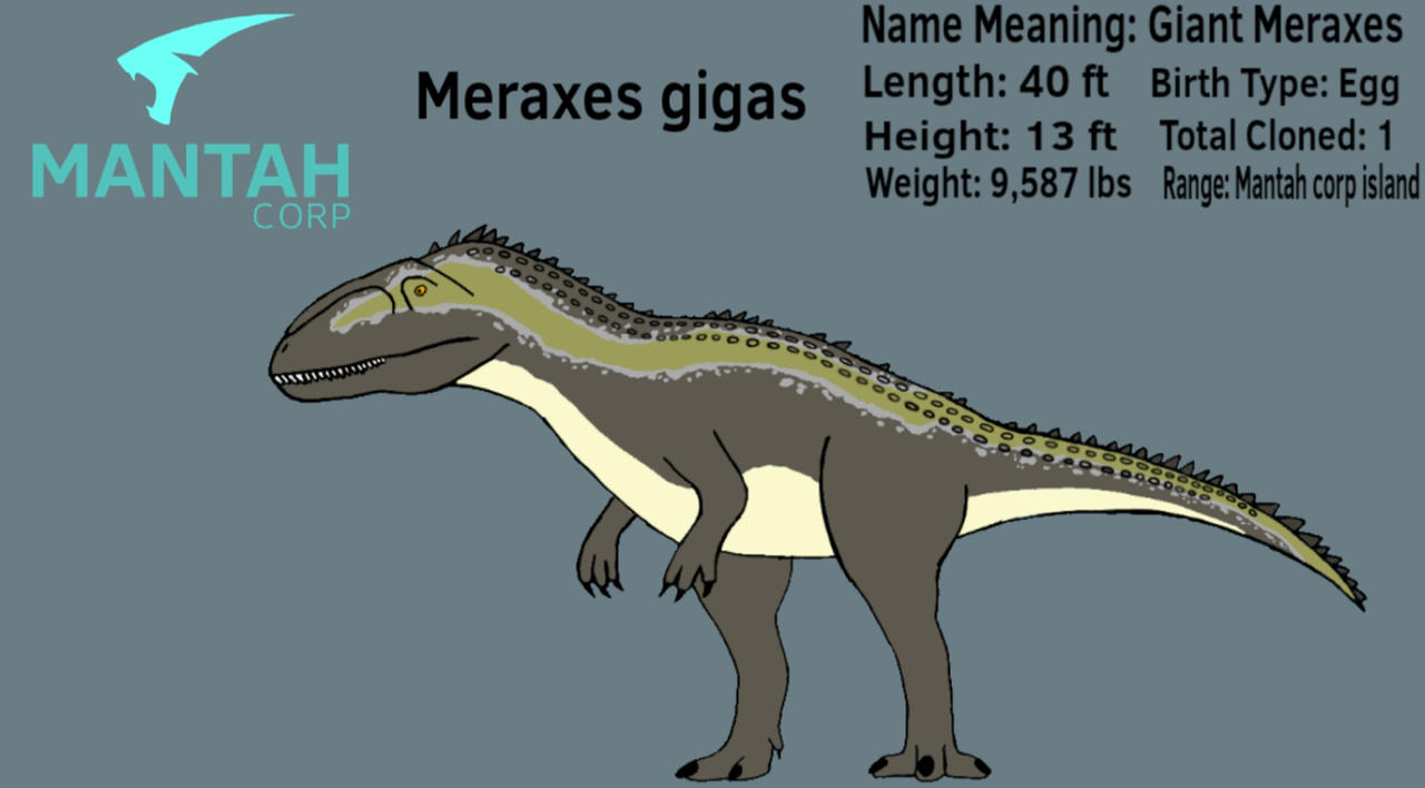 Mantah Corp Files: Meraxes gigas by Mutosaurus78 on DeviantArt