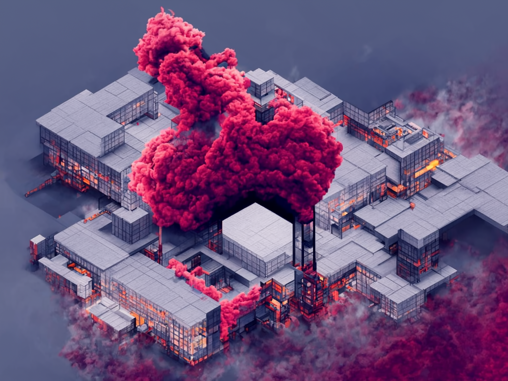 Factoryon Fire Factory on fire - 3127 by desertplanet on DeviantArt